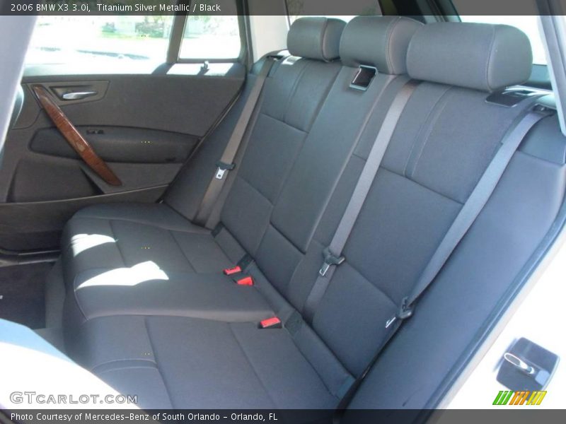 Titanium Silver Metallic / Black 2006 BMW X3 3.0i