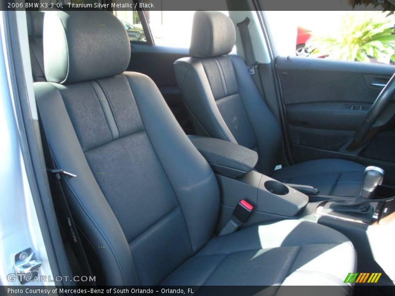 Titanium Silver Metallic / Black 2006 BMW X3 3.0i