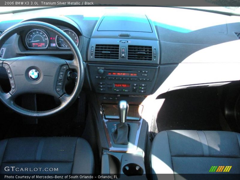 Titanium Silver Metallic / Black 2006 BMW X3 3.0i