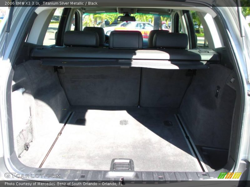 Titanium Silver Metallic / Black 2006 BMW X3 3.0i