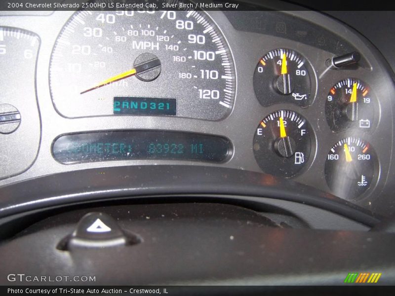 Silver Birch / Medium Gray 2004 Chevrolet Silverado 2500HD LS Extended Cab