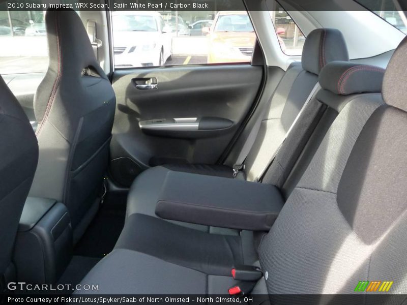 Satin White Pearl / Carbon Black 2010 Subaru Impreza WRX Sedan