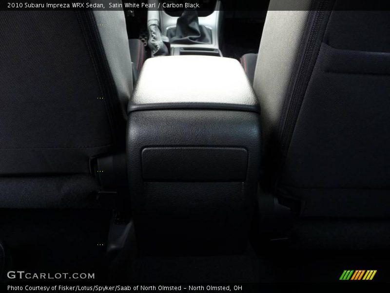 Satin White Pearl / Carbon Black 2010 Subaru Impreza WRX Sedan