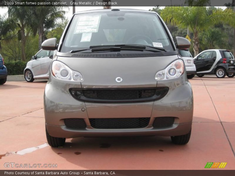 Gray Metallic / Design Black 2009 Smart fortwo passion cabriolet