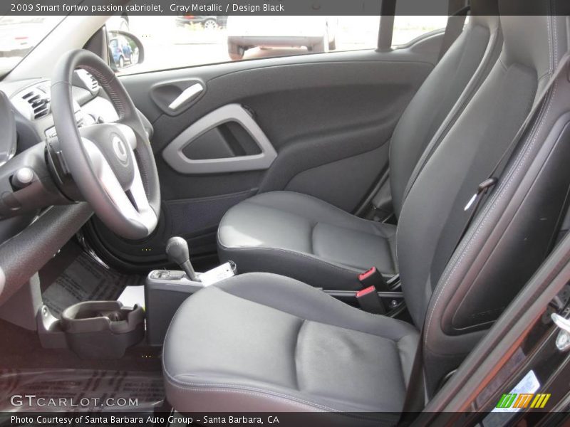 Gray Metallic / Design Black 2009 Smart fortwo passion cabriolet
