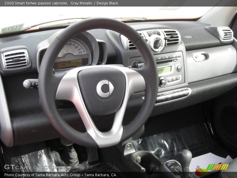 Gray Metallic / Design Black 2009 Smart fortwo passion cabriolet