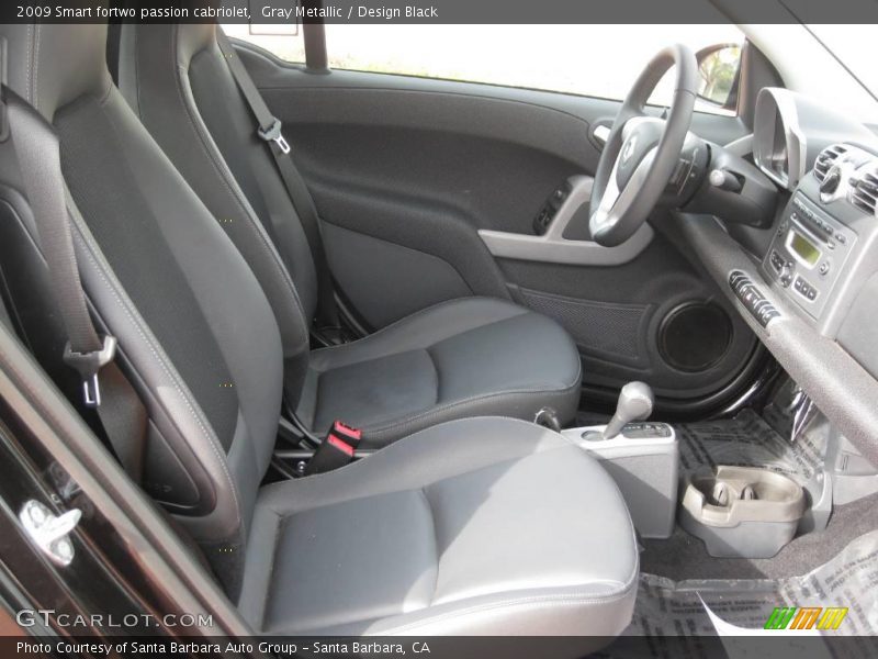 Gray Metallic / Design Black 2009 Smart fortwo passion cabriolet