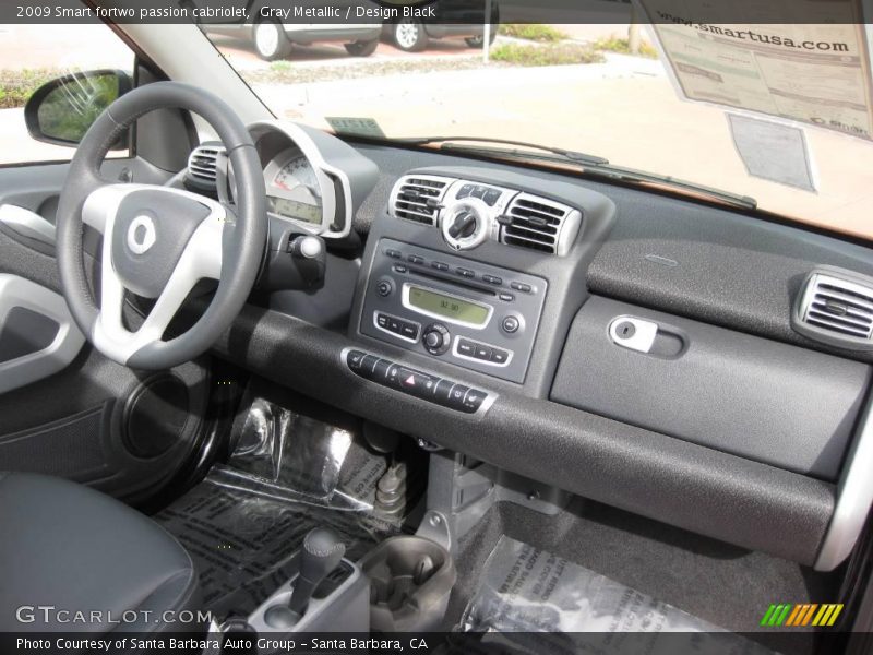 Gray Metallic / Design Black 2009 Smart fortwo passion cabriolet
