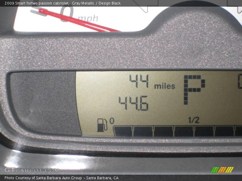 Gray Metallic / Design Black 2009 Smart fortwo passion cabriolet