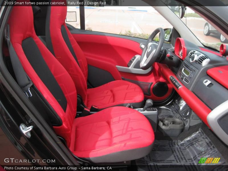Rally Red / Design Red 2009 Smart fortwo passion cabriolet
