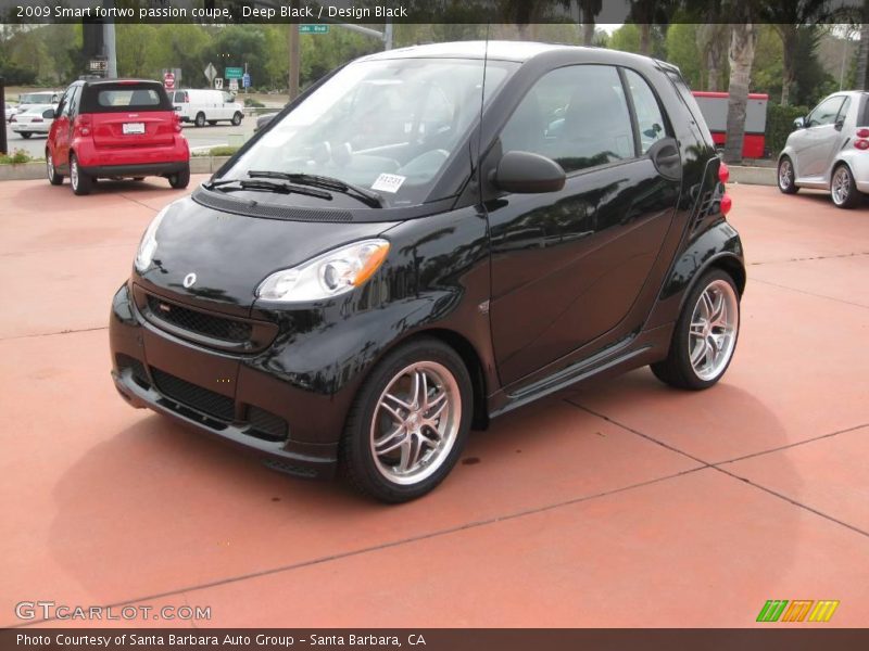 Deep Black / Design Black 2009 Smart fortwo passion coupe