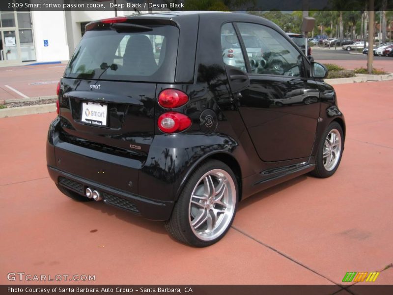 Deep Black / Design Black 2009 Smart fortwo passion coupe