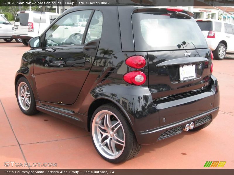 Deep Black / Design Black 2009 Smart fortwo passion coupe