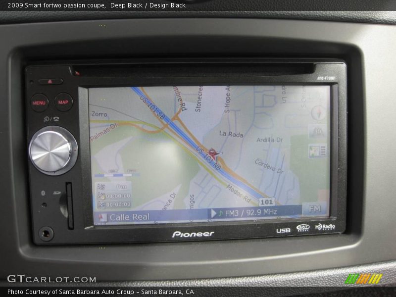Deep Black / Design Black 2009 Smart fortwo passion coupe