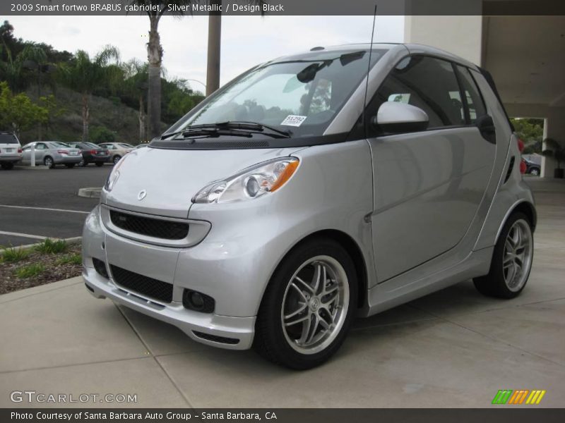 Silver Metallic / Design Black 2009 Smart fortwo BRABUS cabriolet