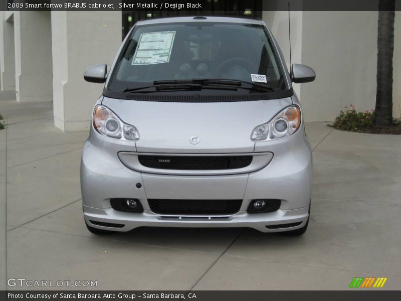 Silver Metallic / Design Black 2009 Smart fortwo BRABUS cabriolet