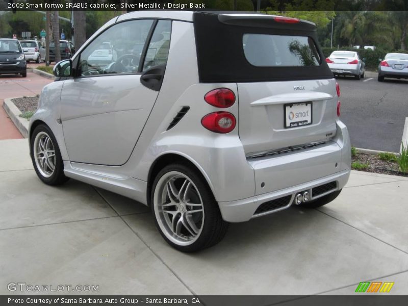 Silver Metallic / Design Black 2009 Smart fortwo BRABUS cabriolet