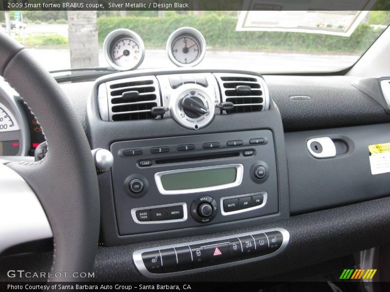 Silver Metallic / Design Black 2009 Smart fortwo BRABUS coupe