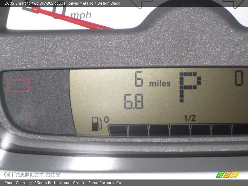 Silver Metallic / Design Black 2009 Smart fortwo BRABUS coupe