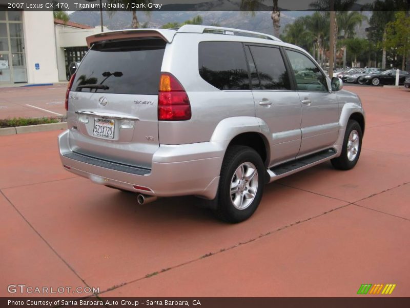 Titanium Metallic / Dark Gray 2007 Lexus GX 470