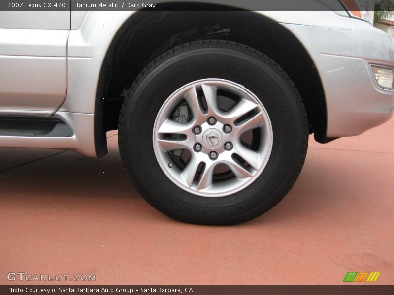 Titanium Metallic / Dark Gray 2007 Lexus GX 470