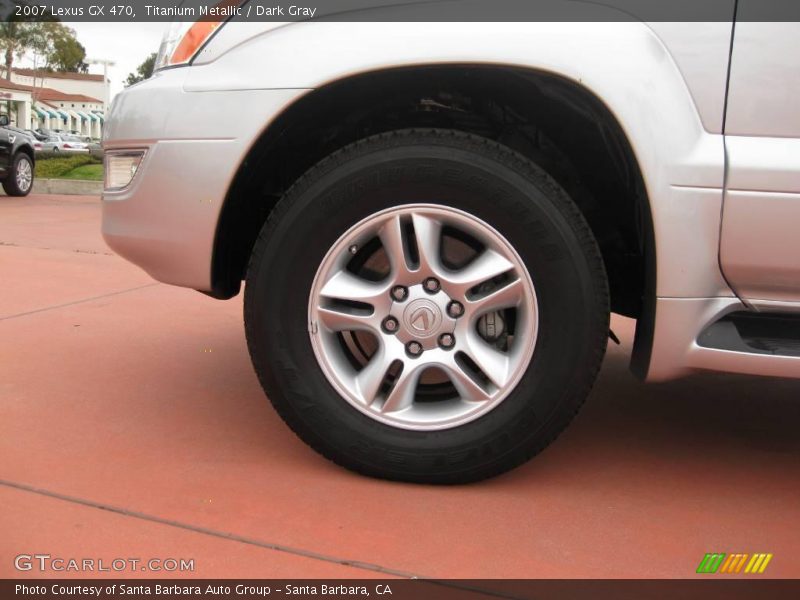 Titanium Metallic / Dark Gray 2007 Lexus GX 470