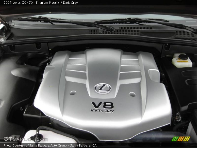 Titanium Metallic / Dark Gray 2007 Lexus GX 470