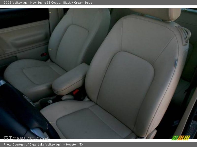  2008 New Beetle SE Coupe Cream Beige Interior