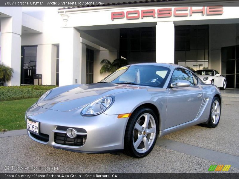 Arctic Silver Metallic / Stone Grey 2007 Porsche Cayman