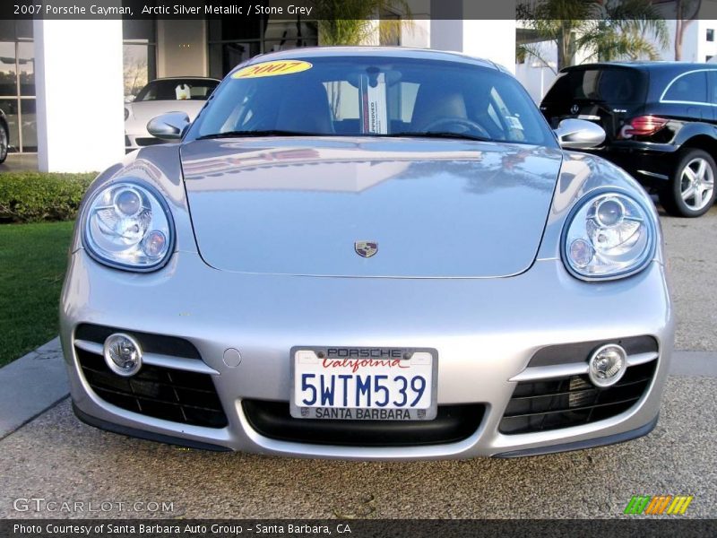 Arctic Silver Metallic / Stone Grey 2007 Porsche Cayman