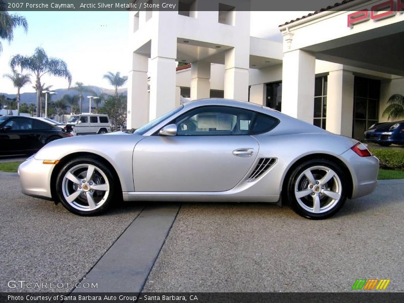 Arctic Silver Metallic / Stone Grey 2007 Porsche Cayman