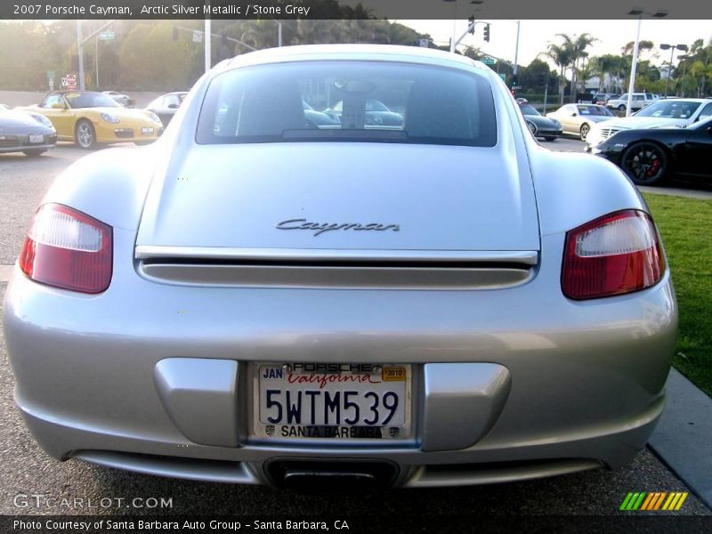 Arctic Silver Metallic / Stone Grey 2007 Porsche Cayman