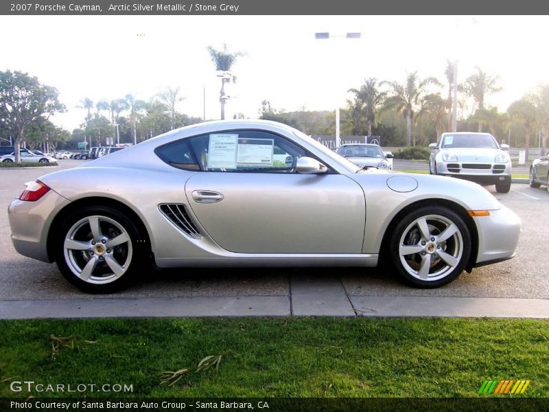 Arctic Silver Metallic / Stone Grey 2007 Porsche Cayman