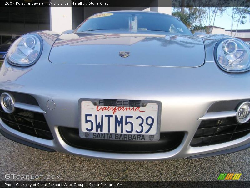 Arctic Silver Metallic / Stone Grey 2007 Porsche Cayman