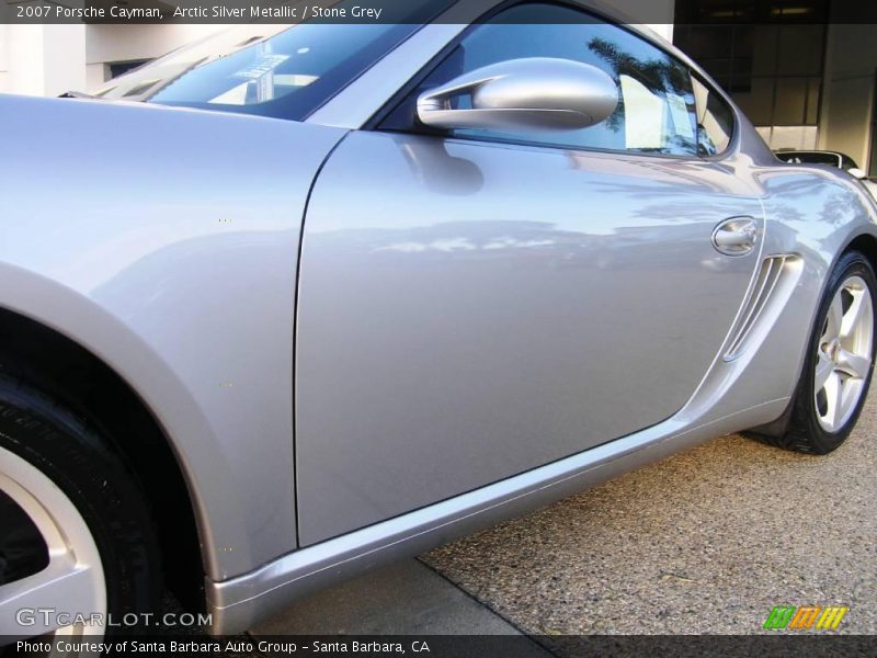 Arctic Silver Metallic / Stone Grey 2007 Porsche Cayman