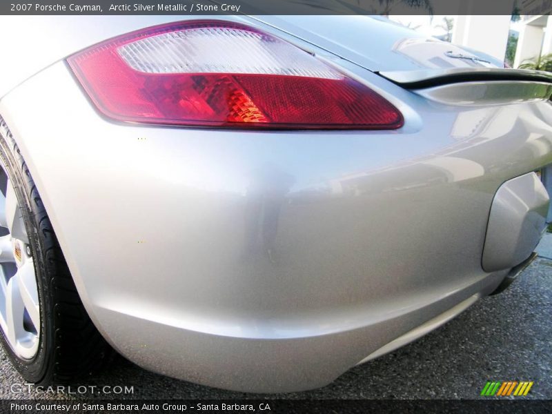 Arctic Silver Metallic / Stone Grey 2007 Porsche Cayman