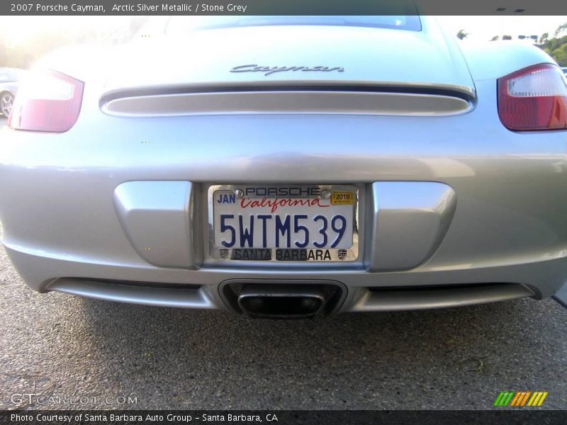 Arctic Silver Metallic / Stone Grey 2007 Porsche Cayman