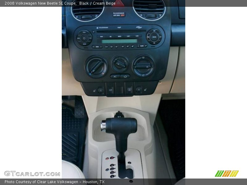  2008 New Beetle SE Coupe 6 Speed Tiptronic Automatic Shifter
