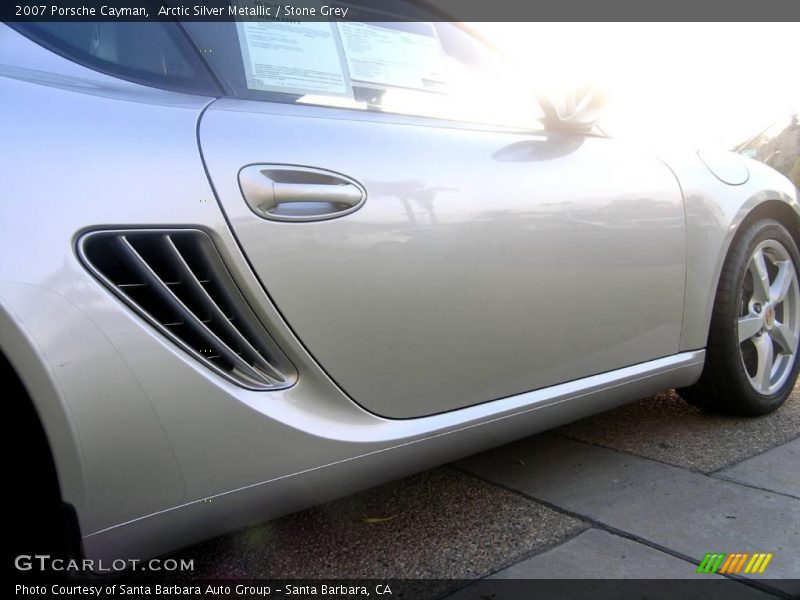 Arctic Silver Metallic / Stone Grey 2007 Porsche Cayman