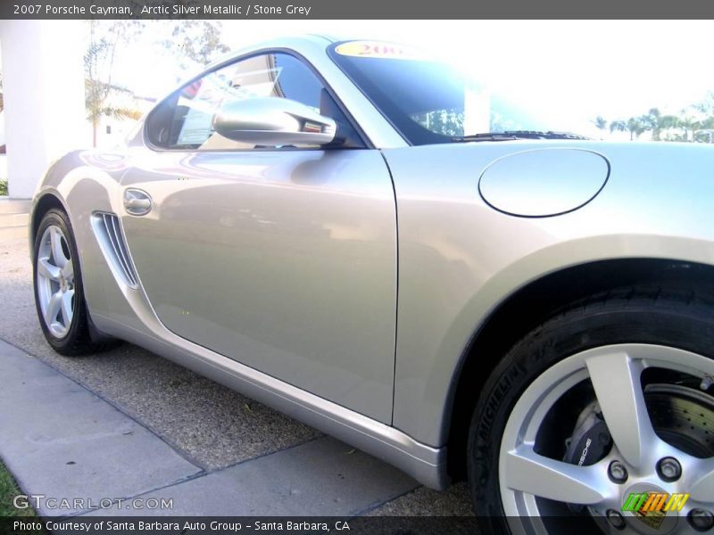 Arctic Silver Metallic / Stone Grey 2007 Porsche Cayman