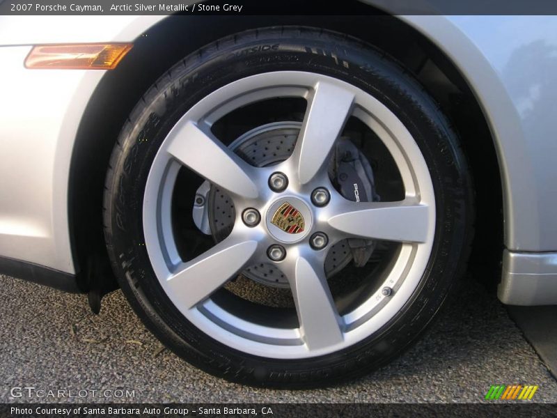 Arctic Silver Metallic / Stone Grey 2007 Porsche Cayman