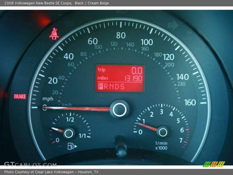  2008 New Beetle SE Coupe SE Coupe Gauges