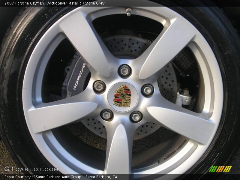 Arctic Silver Metallic / Stone Grey 2007 Porsche Cayman