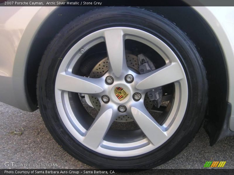 Arctic Silver Metallic / Stone Grey 2007 Porsche Cayman