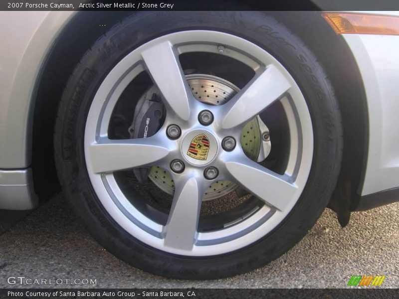 Arctic Silver Metallic / Stone Grey 2007 Porsche Cayman