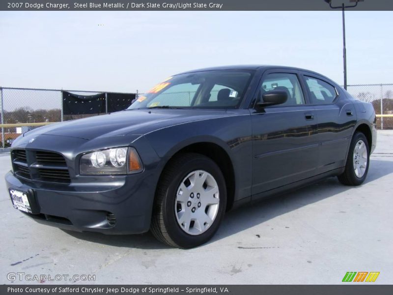 Steel Blue Metallic / Dark Slate Gray/Light Slate Gray 2007 Dodge Charger