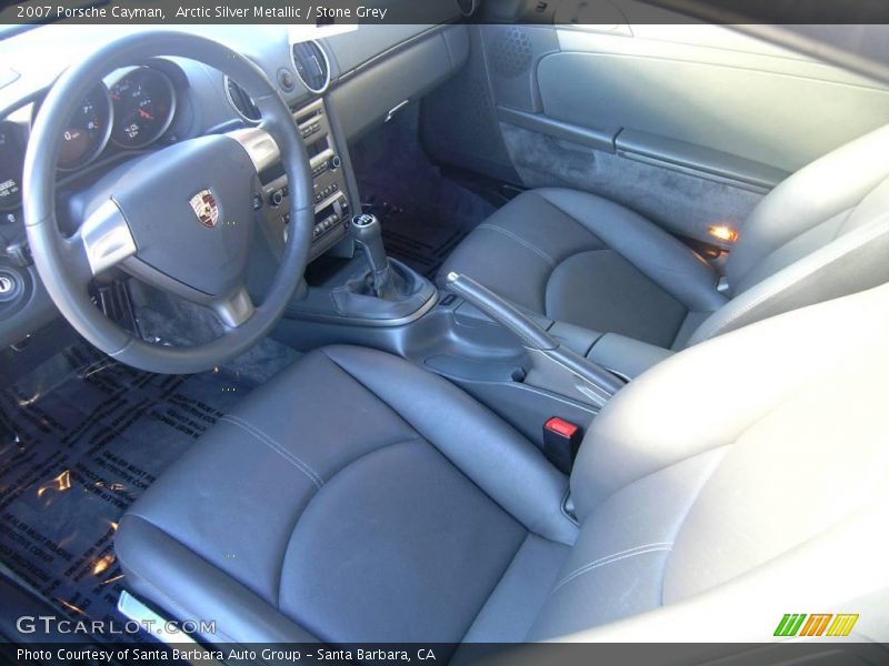 Arctic Silver Metallic / Stone Grey 2007 Porsche Cayman