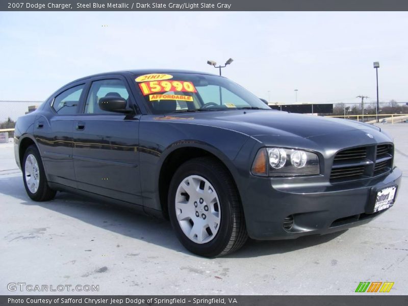 Steel Blue Metallic / Dark Slate Gray/Light Slate Gray 2007 Dodge Charger