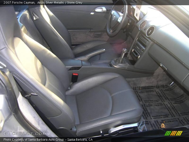 Arctic Silver Metallic / Stone Grey 2007 Porsche Cayman