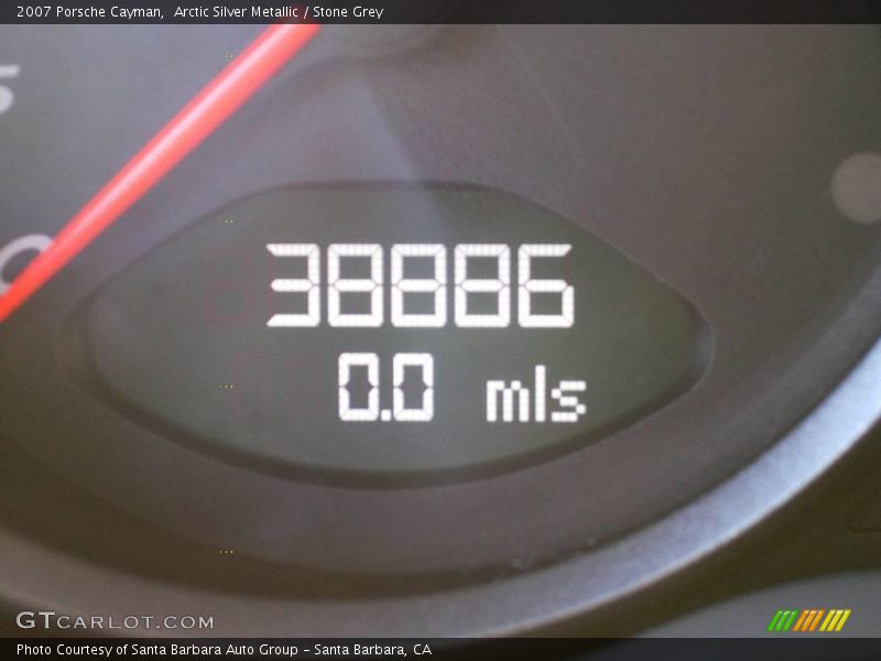 Arctic Silver Metallic / Stone Grey 2007 Porsche Cayman